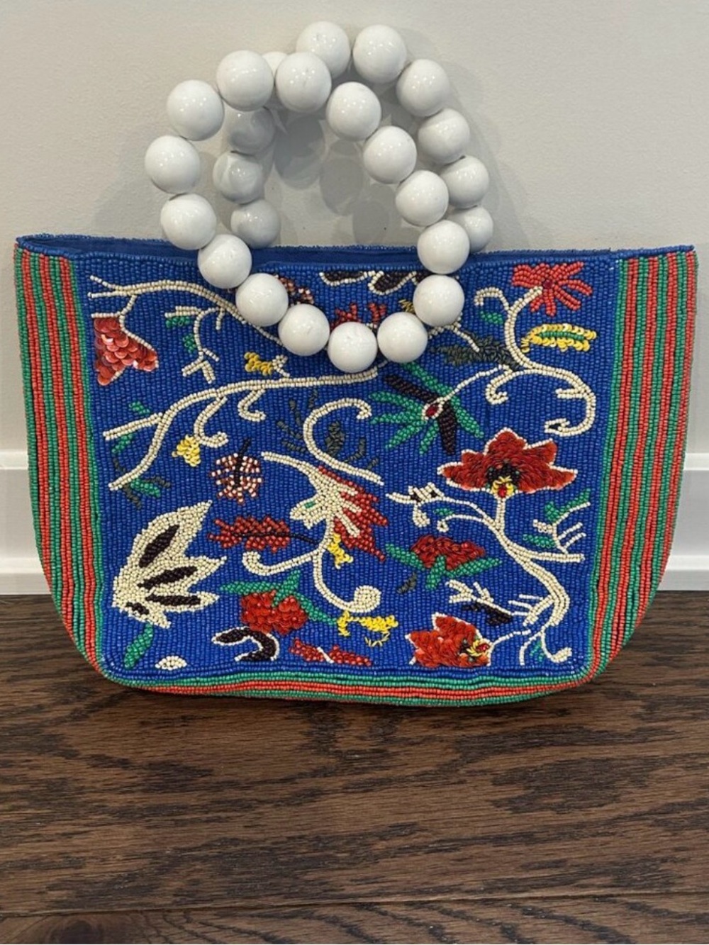 Anthropologie Beaded Tote - Picture 5 of 8